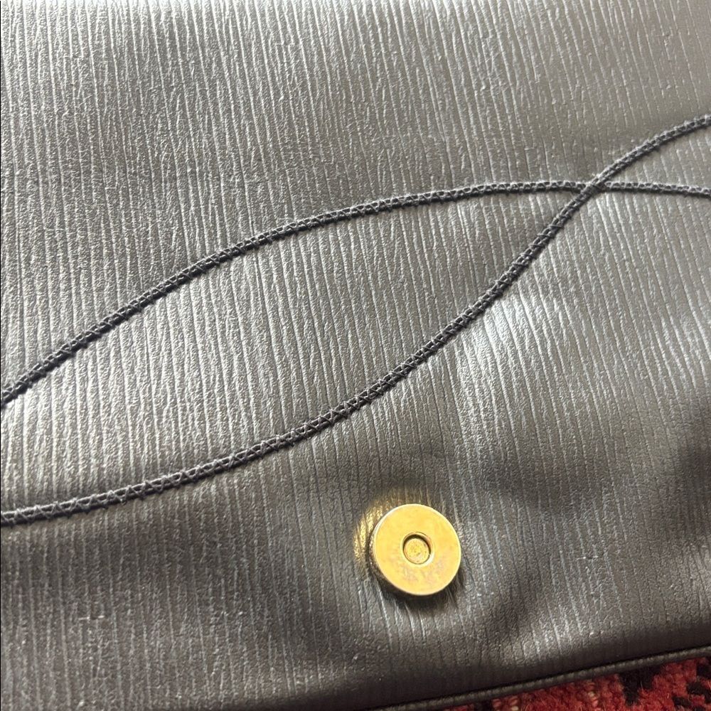 🎀Vintage🎀 1980s Vegan Leather Multicolor Patchwork Shoulder Bag - Picture 4 of 10